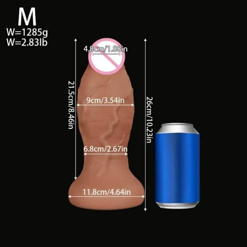 Super Large Anal Dildos Thick Realistic Penis Silicone Big Dick Butt Plug Masturbatior with Suction Cup Sex Toys for Women Men