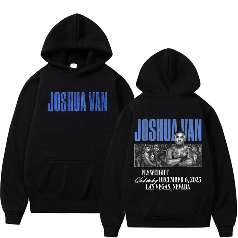 Joshua Van Hadiah Penggemar Tak Takut Hoodie Pakaian Pria Kaus Estetika Kekerasan Kasual Pullover Hoodie Bulu Penghangat Tubuh — image 1