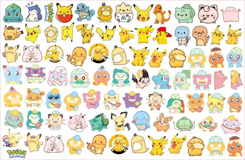 Pokemon Acrylic DIY Patch Kawaii Pendant Ειδικού σχήματος κοπής Anime Cartoon διπλής όψης Υλικό φουρκέτας μπρελόκ εκτύπωσης — image 12
