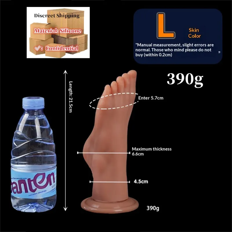Feet Style Anal Plug Big Silicone Ass ButtPlug Deep Masturbator Dildo Dilator Stimulator Anal Dildo Adult Sex Toy For Women 성인용품 — image 12