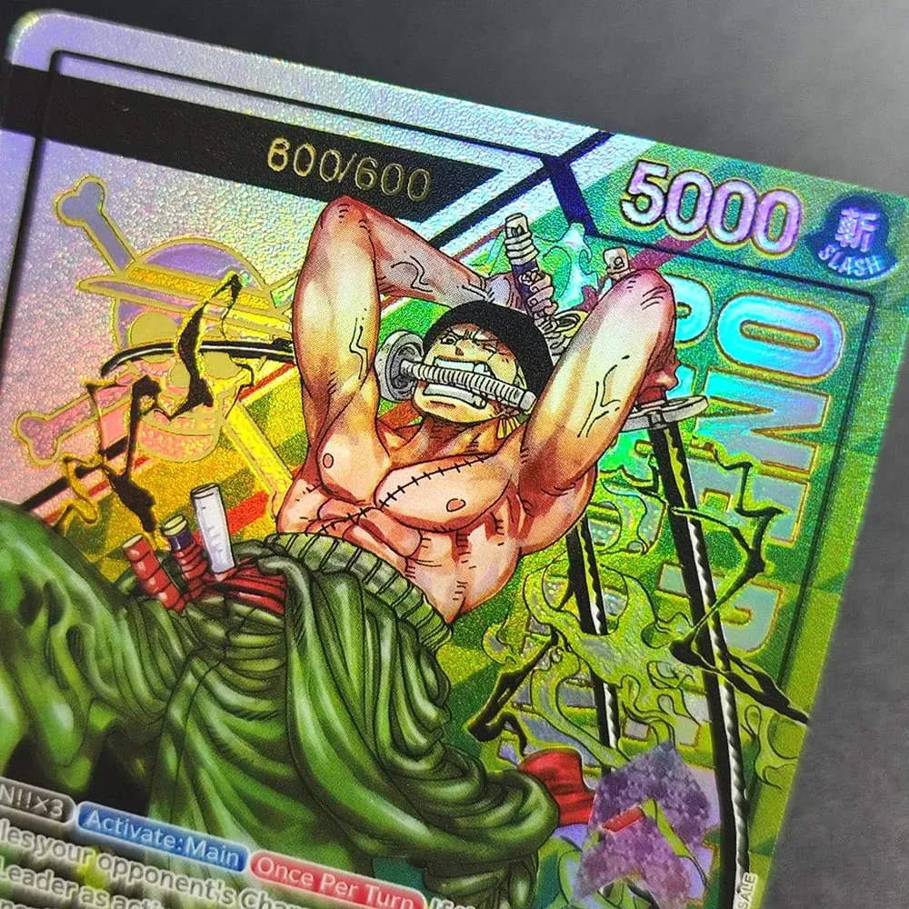 עשה זאת בעצמך One Piece Card Game Treasure Cup Roronoa Zoro OP12-020 בסידרה 1/600 600/600 אוסף כרטיסי אנימה באנגלית — image 5