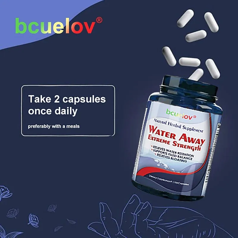 Bcuelov diuretic weight loss supplement capsules help eliminate excess water bloating edema healthy urination cleansing — image 4