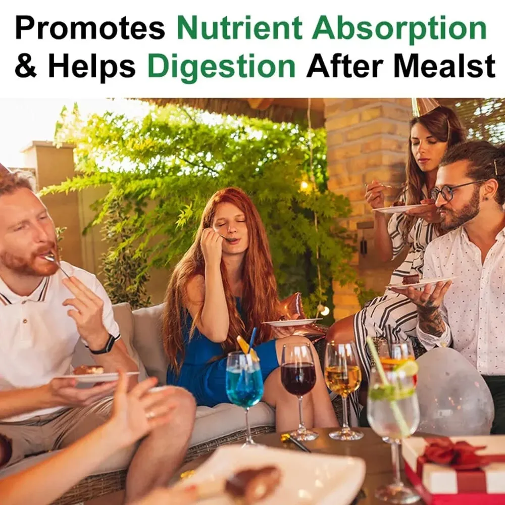 Digestive Enzyme Supplement - 3 Prebiotics 12 Probiotics 10 Billion CFU - Digestion Nutrient Absorption Colon Detoxification — image 5