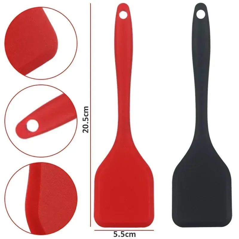 Silicone Cooking Leakage Spatula Dense Shovel Fried FishOmelette Shovel Non-stick Spatula Kitchen Cooking Tools