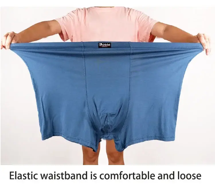 4 pçs/lote 13xl modal oversize men boxer shorts homme boxer shorts dos homens calcinha masculina cueca homem homem boxer com — image 4