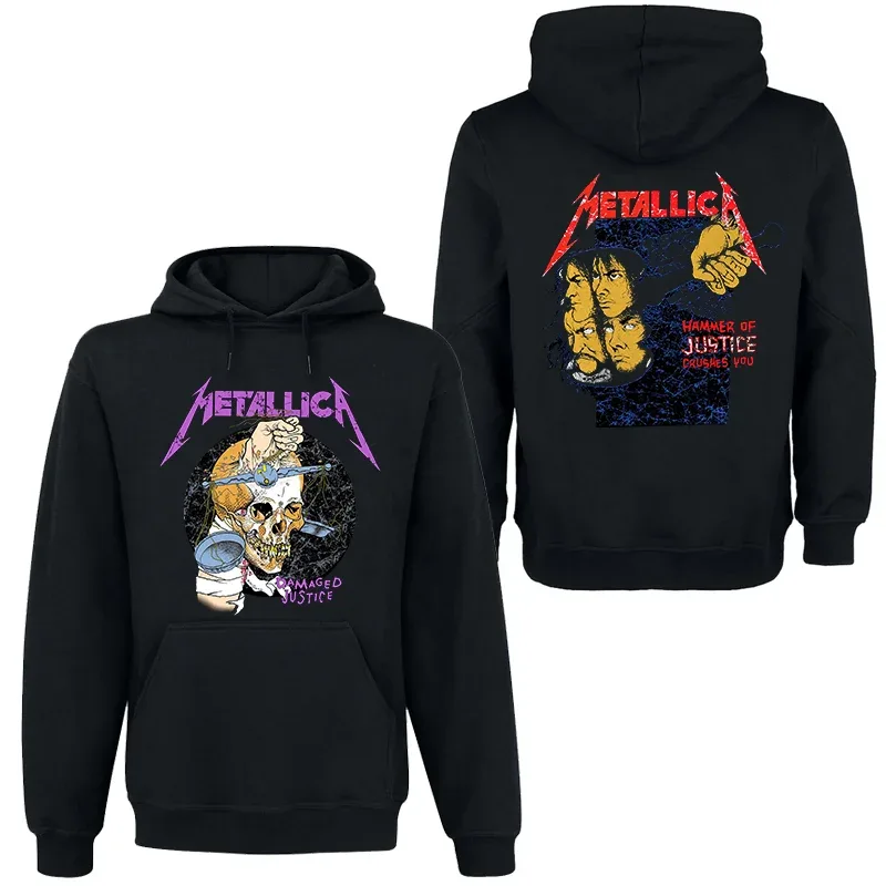 Band Rock Dark Wind Hoodie Herr Street Hip Hop Top Bekväm huvtröja Höst_Vinter Personlighet Herrkläder — image 13