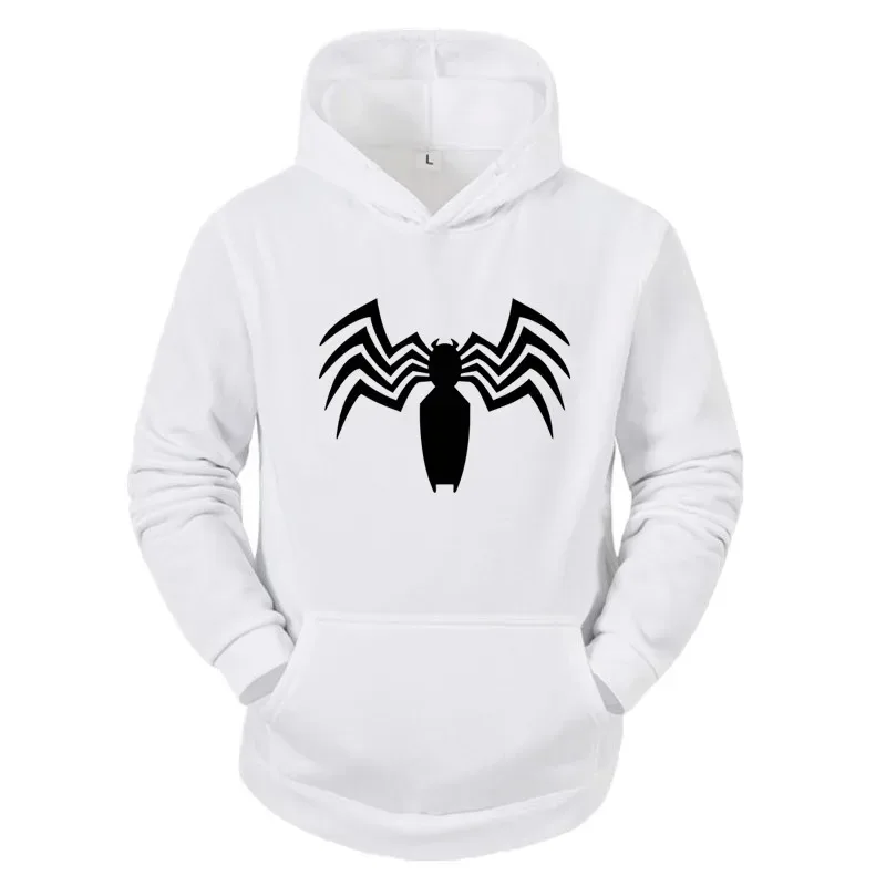 2026 Autumn and Winter New Men's Hoodie Street Fashion Spider Print Sportswear Women's fleece Casual Fun Wear — image 13