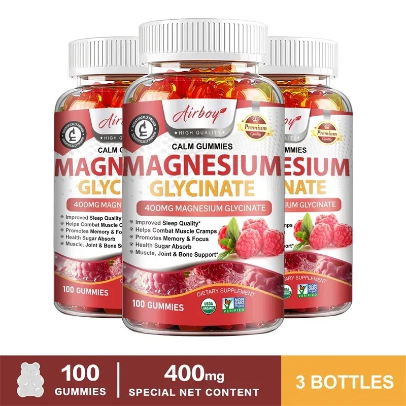 Magnézium-glicinát gumicukor - Az agy egészsége erősíti az izmokat és a csontokat, javítja az alvást, ellazítja az idegeket — image 9