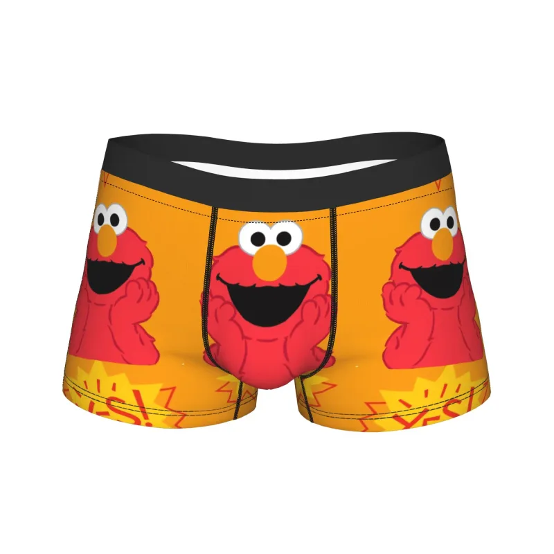 S-Sesames Streets Tango Elmo at Grover Underwear Men Shorts Briefs Nakakatuwang Boxershorts Quality Customs Oversize Panties — image 26