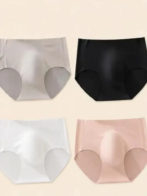 6PCSSexy Mens Seamless Panties Ice Ultra Thin Sports Fitness Bulge Pouch briefs Male Panties Low Waist
