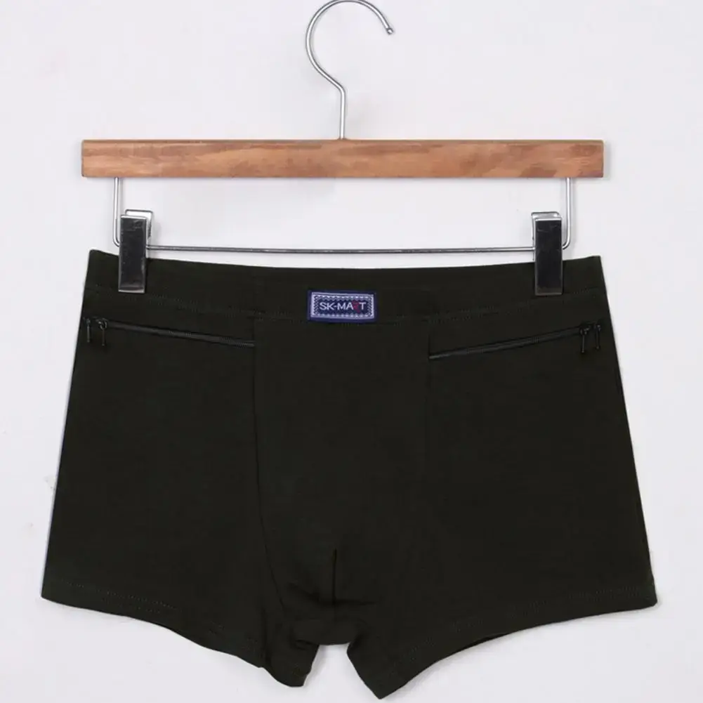 Panlalaking Kasuotang Panloob na Panlaban sa Pagnanakaw Brief Boxer Panty Walang Seamless Elastic Panties na Panlalaki Cotton U-Bump Panlalaki Shorts Briefs Pang-araw-araw na Kasuotan — image 8