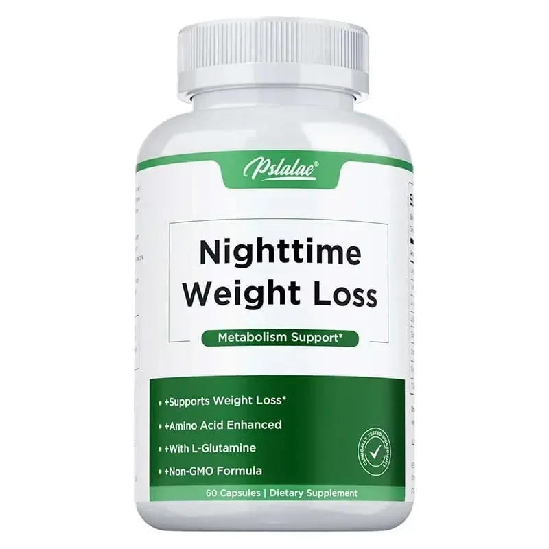 Nighttime Weight Loss Supplements - Appetite Suppressant Burns Fat Improves Digestion Promotes Sleep and Relaxation