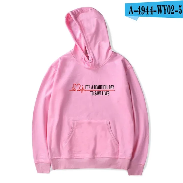 Harajuku Gray's Anatomy Tumblr Greys Anatomy moletom com capuz estampado moletom masculino/feminino confortável moletom adulto/criança — image 48
