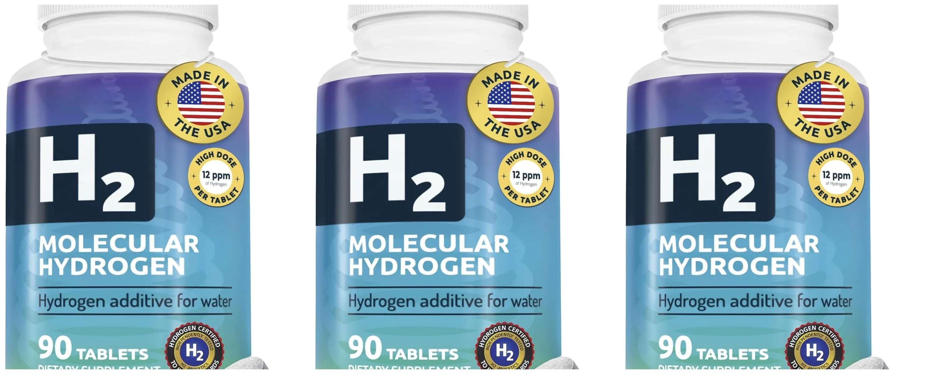 Molekuláris hidrogén tabletta magnéziummal vízhez, ital izomlazítás energia anyagcsere csontok egészségének támogatása 90 tabletta — image 8