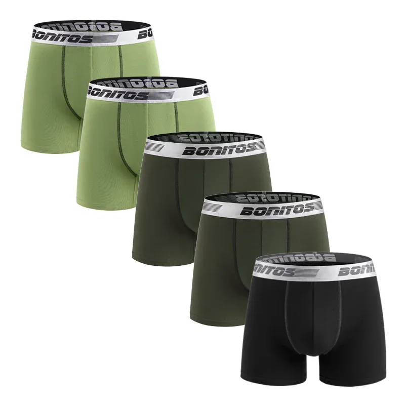5 pçs cuecas masculinas de algodão boxer briefs clássico calcinha bonitos carta cintura elástica boxers roupa interior para homem shorts — image 14