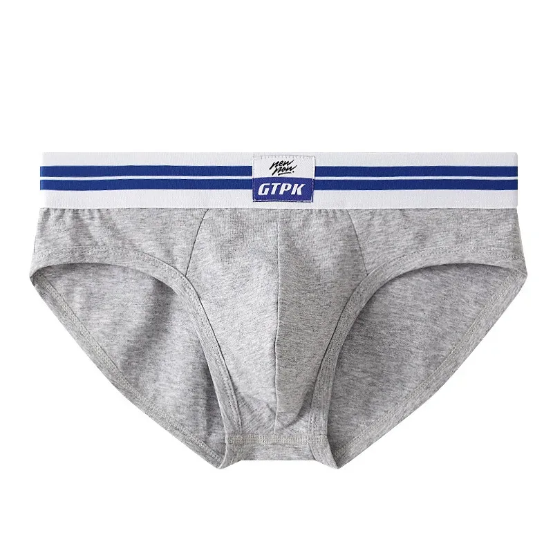 [Bloom the love] Märke 3st Cotton Brief Herr Underkläder Nya Herr Trosor Cuecas Masculina Homme Man Boxershorts Storlek M-3XL E099-HR