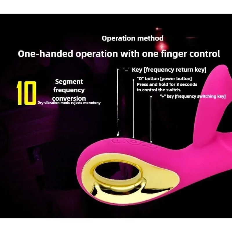 G Spot ארנב ויברטור לנשים חזק 10 ממריץ דגדגן רטט דילדו נרתיק לעיסוי צעצועי מין להנאה זוגית — image 3