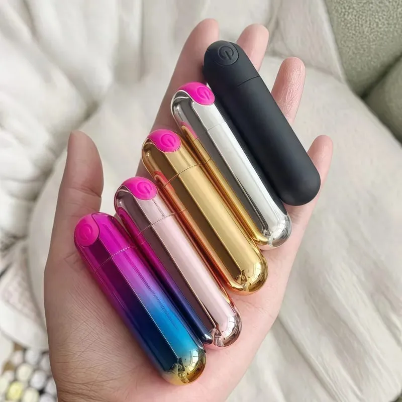 Powerful USB Charge Bullet Vibrator Clitoris Stimulator G-Spot Vagina Massage Adult Erotic Sex Toys For Woman Female Masturbator — image 2