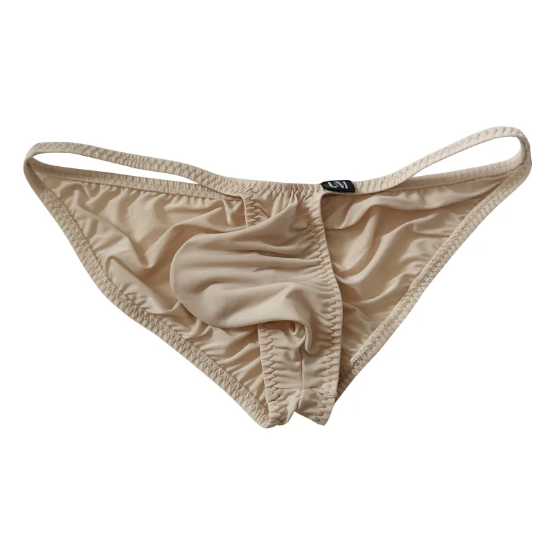 Ultra Low Waist Men's Briefs Thin Ice Translucent Sexy Underwear Comfortable Modern Fashion Buttock Highlighting Male Briefs — image 6