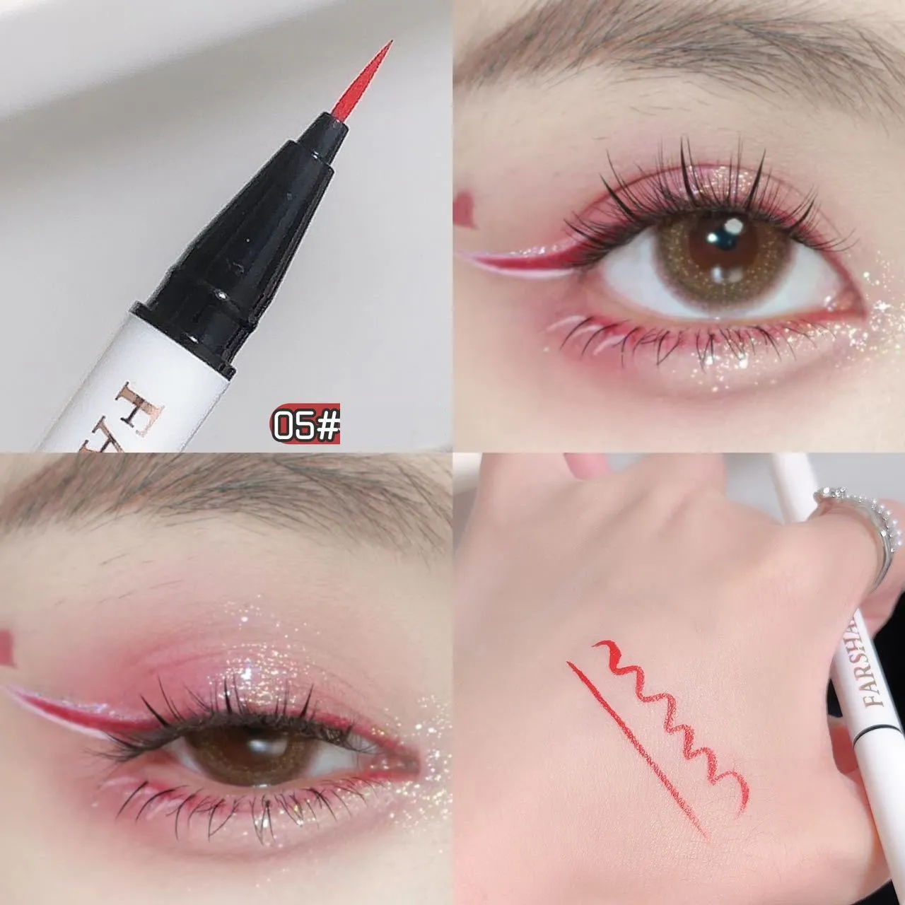 Αδιάβροχο στυλό ματιών 12 χρωμάτων Ultra-fine Tip Liquid eyeliner μακράς διαρκείας Eye Liner Quick-Dry Πολύχρωμο μακιγιάζ για Cosplay — image 3