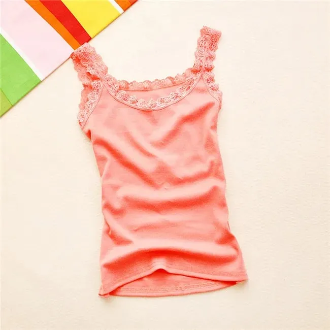 Camisole Lingere גופיית תחרה לבנה שחורה אפוד שינה ברלט קרופ טופ סקסי Camis Slim מחוך גופייה — image 14