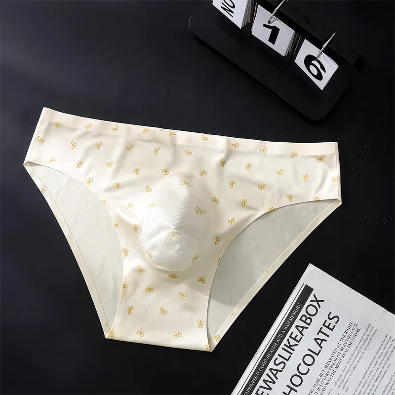 3D space capsule sexy men's underwear ice silk one-piece cuecas masculino cute print cueca adults 18 plus size ropa interior — image 5