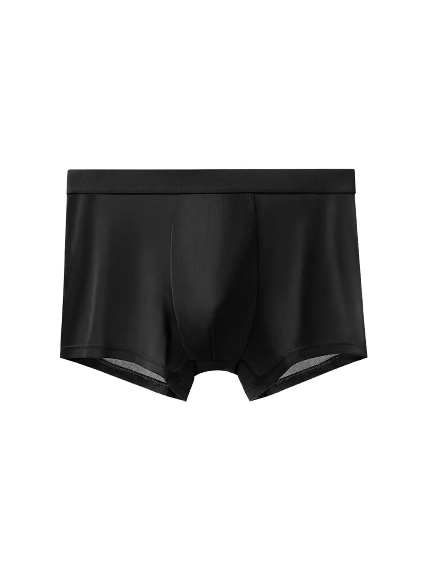 3Pcs/Set Men Boxer Shorts Ice Silk Underwear Antibacterial Boxer Brifes Comfort Panties Fashion Men Underpants Lingeries — image 2