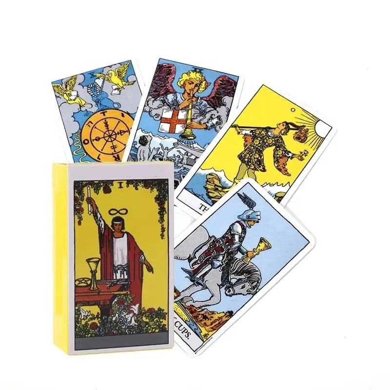 Hot Sell Rider Waite Tarot Card Divination Personal Use Tarot Deck Full English Spanish Version Oracles Deck for Girl Board Game — image 2