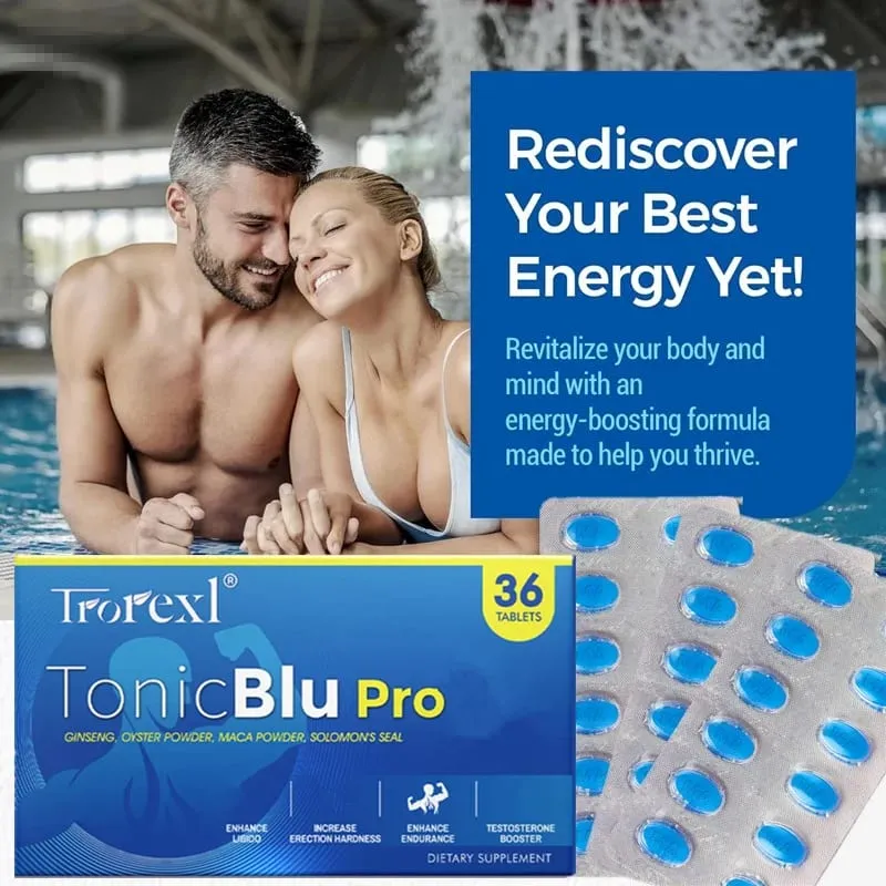 36-360 Pill Blue Tablets Health Product Men Power Klinikailag bizonyított formula — image 3