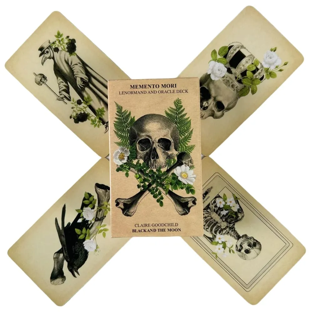 1 pc Memento Mori Lenormand ו-Oracle Deck קלפי משחק באנגלית — image 4