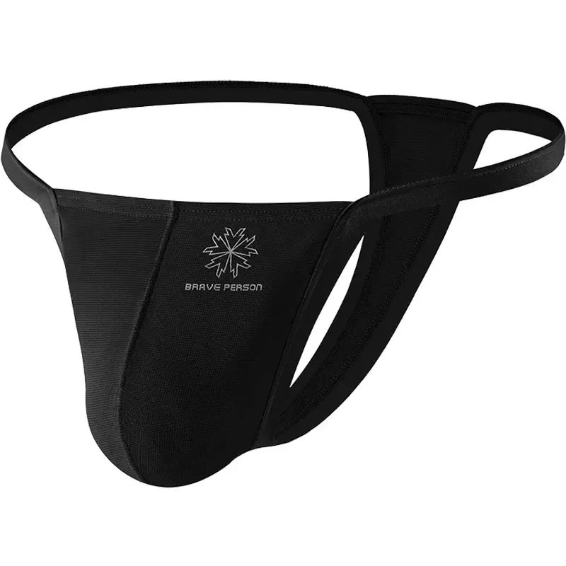 Men's Breathable Quick-Dry Fabric Thong Comfortable Briefs Low-Rise Underwear Sexy Innerwear Fashionable Brave Person — image 25