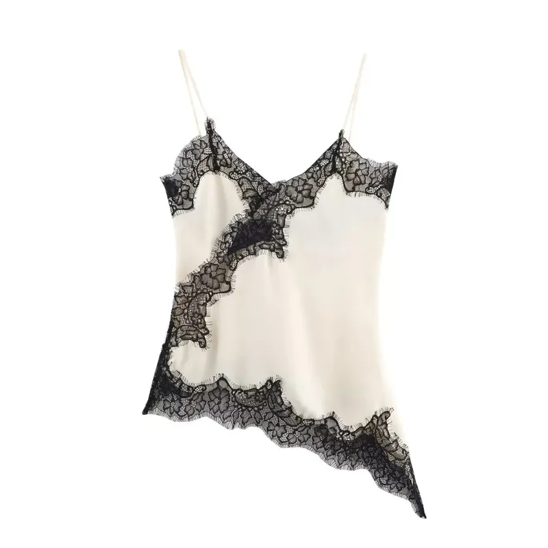 Barna szatén csipke összefűző sling ruha női elegáns, szabálytalan szegélyű V nyakú, hát nélküli ujjatlan ruha elegáns női party Club Vestidos — image 21