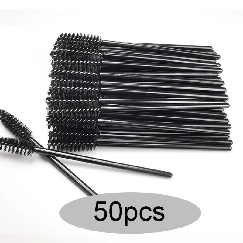 50/100/150pcs Eyelash Brushes Concealer Lash Brush Spoolies Mascara Wands Applicator for Eyelash Extension Makeup Set LAUKISS