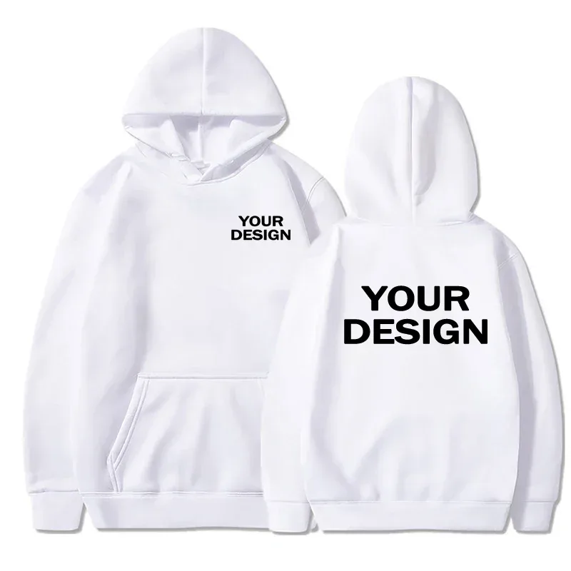 Impressões personalizadas hoodies femininos soltos casual wear cor sólida hoodies manga longa com capuz personalidade streetwear camisolas — image 3