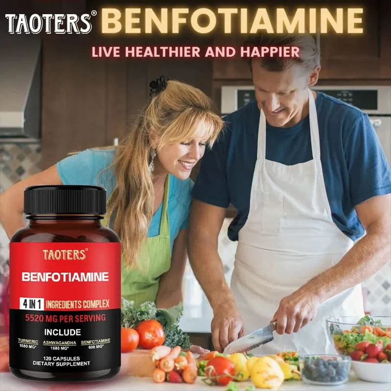 600 mg-os benfotiamin kapszula – segít fenntartani az egészséges glükóz-anyagcserét és támogatja az idegrendszert Egészségkiegészítők — image 3