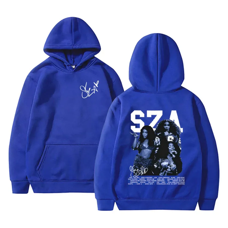 Hot Rapper SZA SOS Graphic Hoodie Men Women Hip Hop Fashion Oversized Hooded Sweatshirt Unisex Vintage Casual Pullover Hoodies — image 10