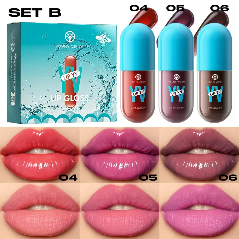 Mini Velvet matt ajakfény készlet 3 db/4 db nem fakadó tapadásmentes csésze hosszan tartó gyümölcs illatú ajakfesték sima és könnyű — image 8