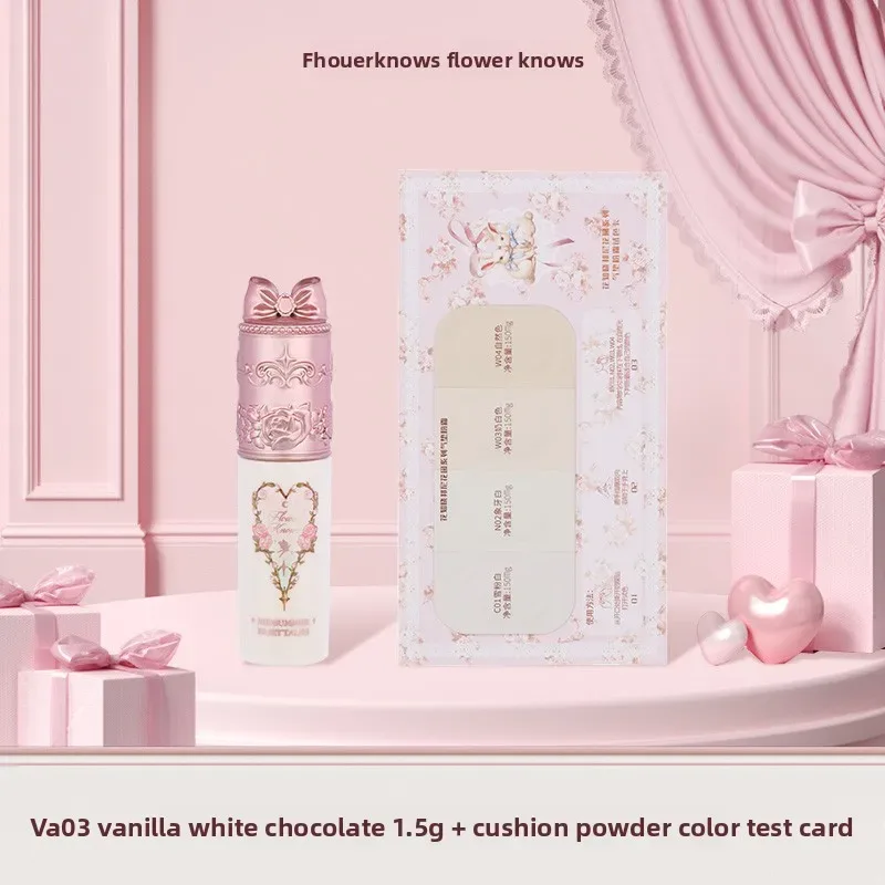 Κάρτα σκιάς Flower Knows Cushion Foundation + Μίνι κονσίλερ μακράς διαρκείας ενυδατικό σετ δειγμάτων μακιγιάζ προσώπου με πλήρη κάλυψη