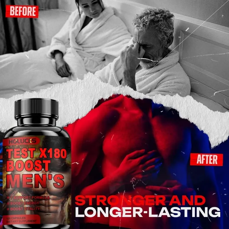 Test X180 Boost 9-in-1 T Support for Men with D-Aspartic Acid Fenugreek Tribulus Terrestris Boost Vitality & Performance — image 5