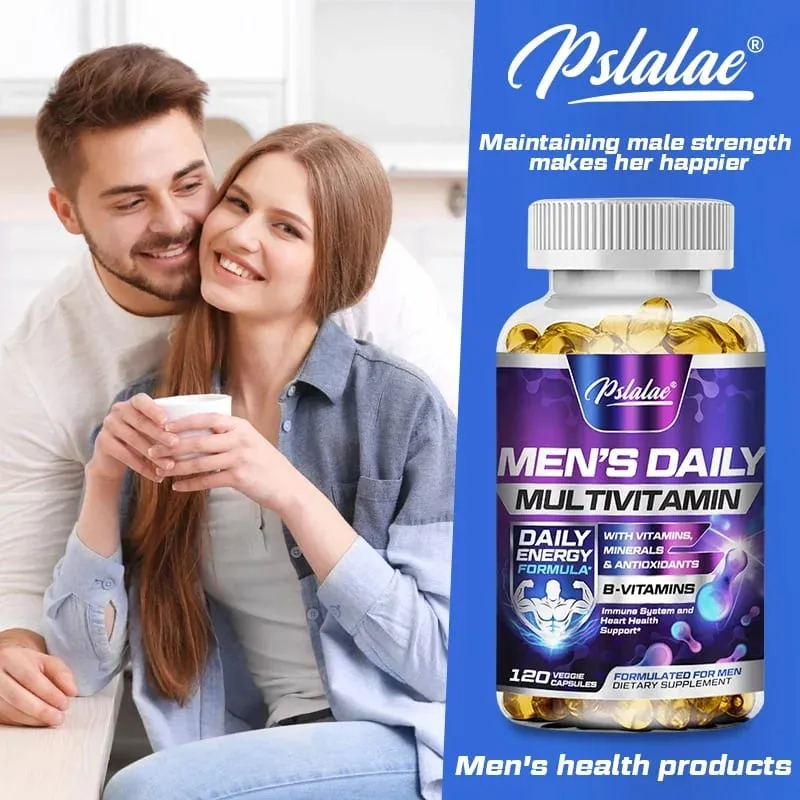 Férfi multivitamin-kiegészítő – támogatja a férfi multivitamint A C D E és B12 Cink Kalcium Magnézium és egyebekkel — image 6