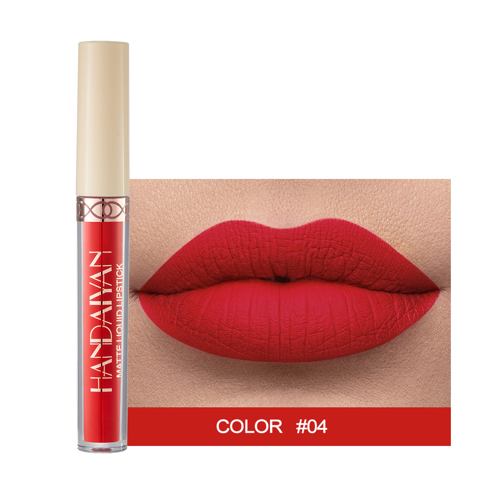 Αδιάβροχο Nude Matte Liquid Lipstick Αντικολλητικό Cup Lip Tint Μακιγιάζ Matte Red Lip Gloss Cosmetics Κραγιόν μακράς διαρκείας Make Up