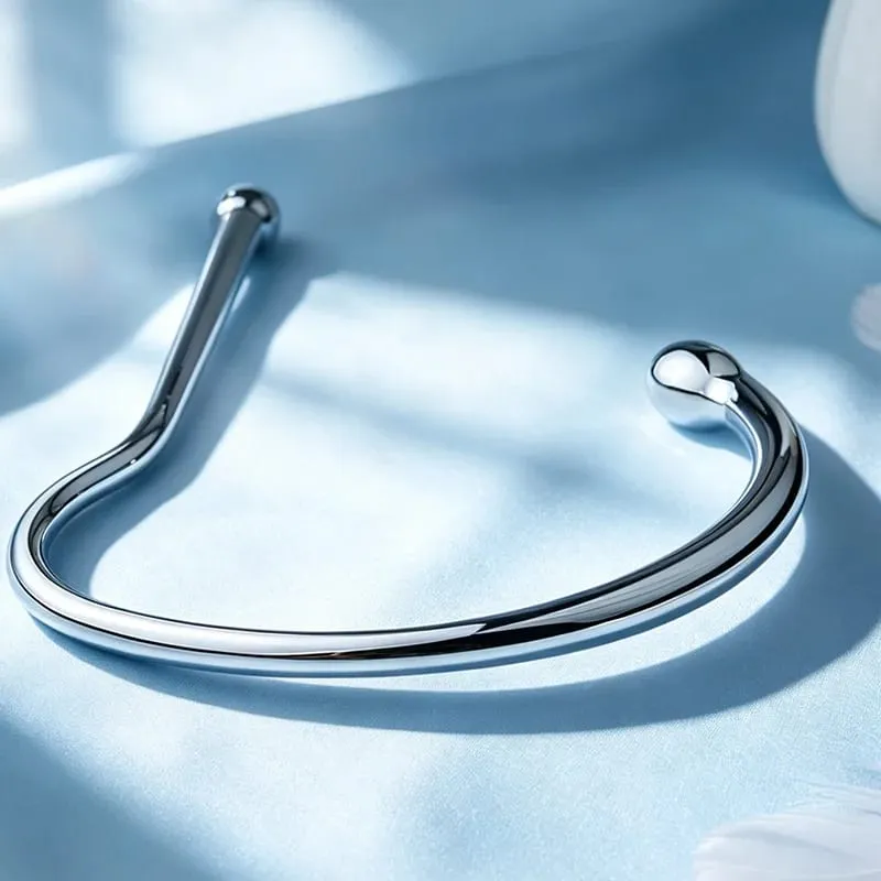 Metal Anal Hook Big Butt Plug Pharaoh's Snake Staff Prostate Massage Anus Masturbation Adult Sex Toys for Men Gay AnalPlug — image 5