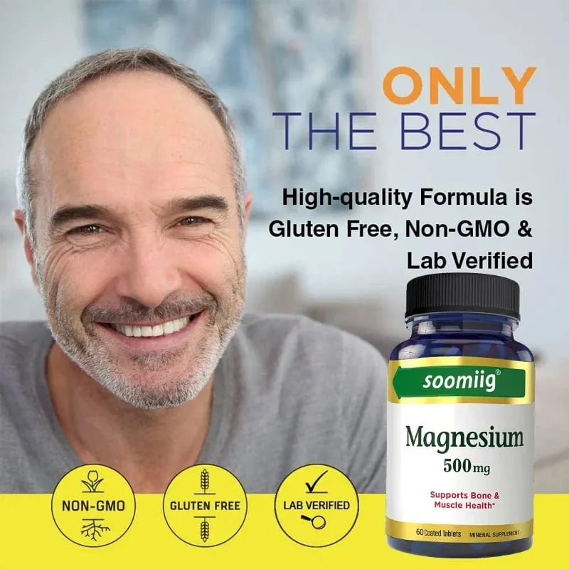 Soomiig Magnesium Oxide 500 Mg Activates The Activity of Multiple Enzymes and Promotes Bone Health — image 6