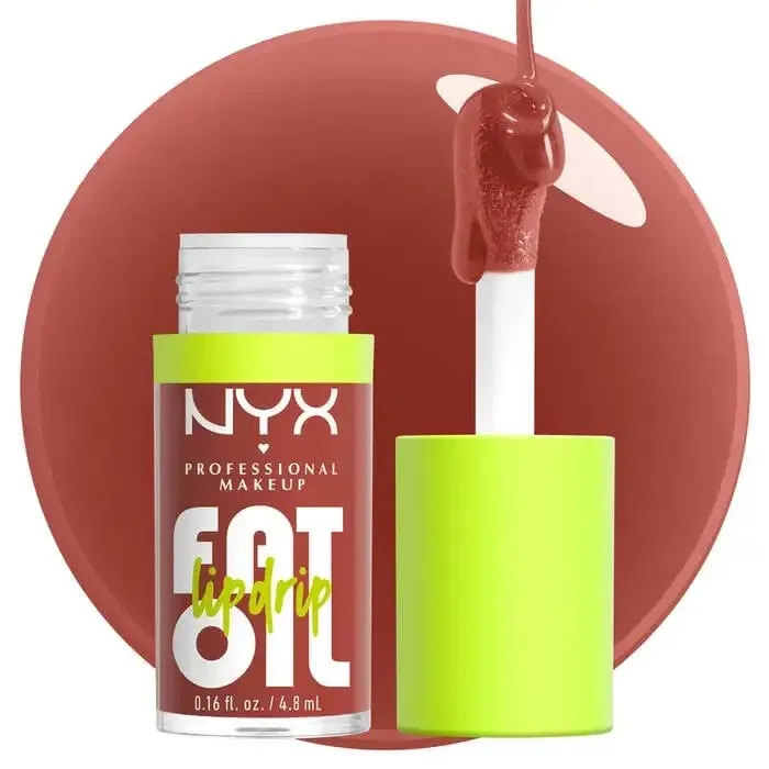 NYX Fat Oil Lip Gloss Drip Lip Gloss מעניק לחות עמוקה לשפתיים דמוי מראה לא דביק סקסי ליפ גלוס Glaze איפור שפתון קוריאני אופנה — image 17