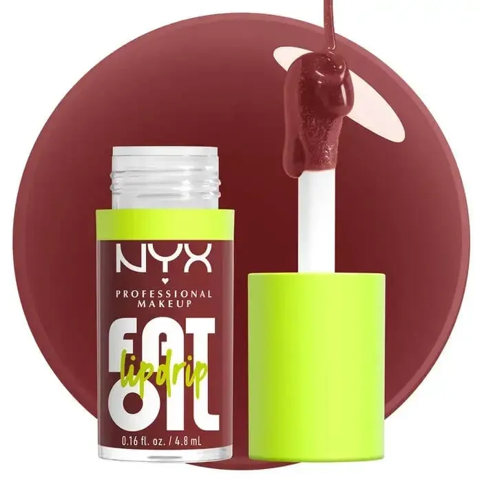 NYX Fat Oil Lip Gloss Drip Lip Gloss מעניק לחות עמוקה לשפתיים דמוי מראה לא דביק סקסי ליפ גלוס Glaze איפור שפתון קוריאני אופנה — image 19