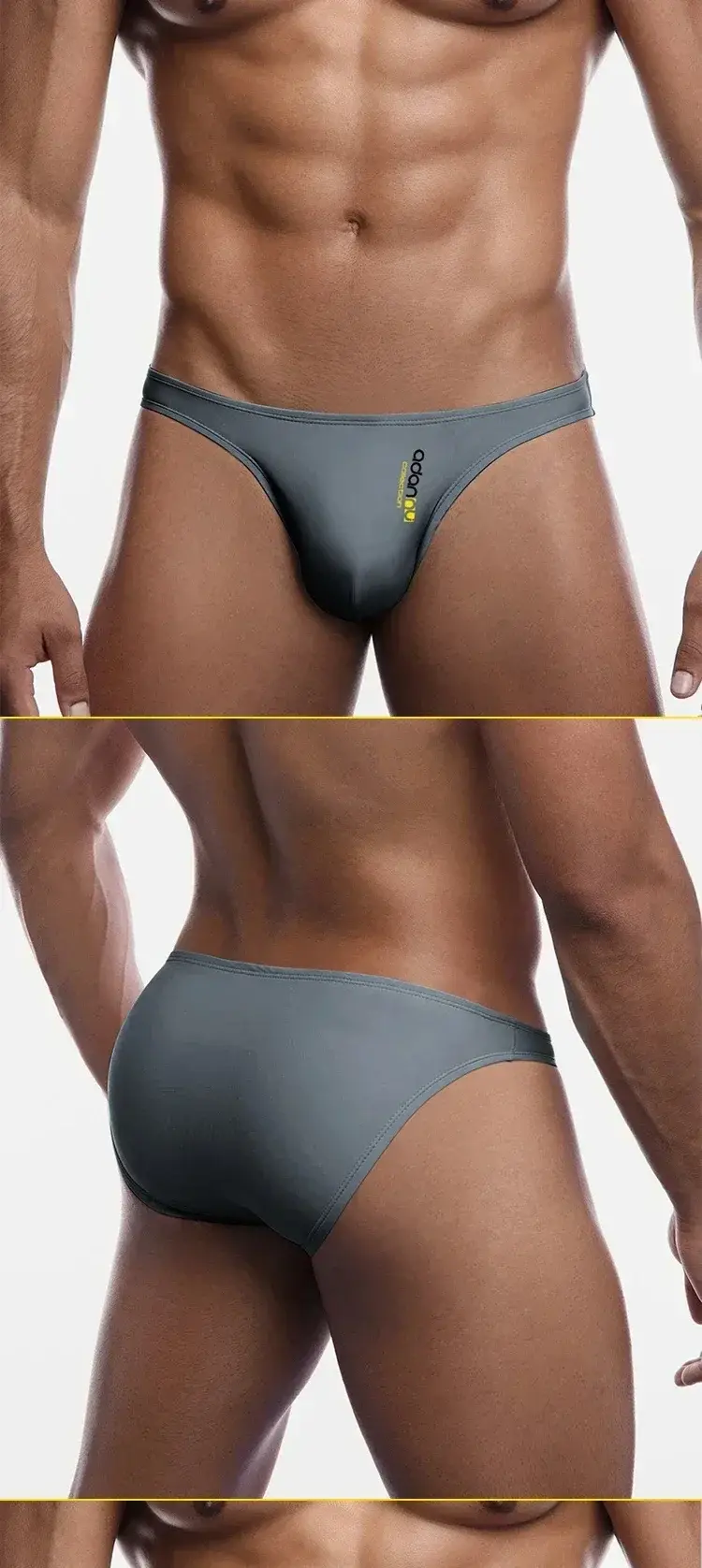 Summer Men's Underwear Modal Sexy Briefs Male Solid Panties Cueca Tanga Comfortable Underpants Breathable Quick Dry Soft Briefs