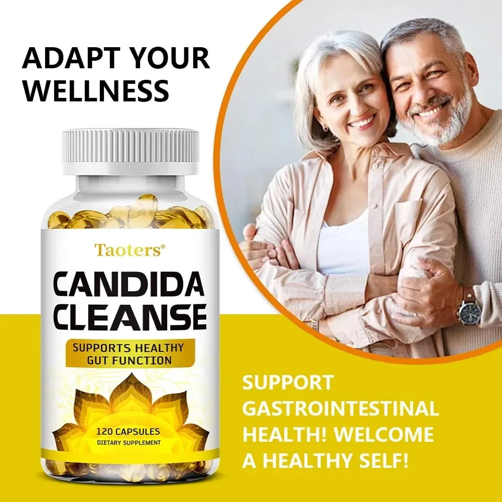Candida Cleanse – Májtisztító méregtelenítő Támogatja a bélrendszer egészségét Tisztító vastagbél növelő energia 120 kapszula — image 6