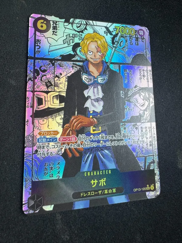 ONE PIECE Roronoa Zoro Monkey D. Luffy DIY Homemade Collection Card English Japanese Version Toys Christmas Birthday Gift — image 20