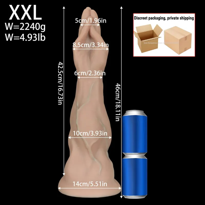 Huge Silicone Foot Butt Plug Thick Leg Dildo Large Anal Plug Anal Expander Masturbator Anus Dilator Sex Toys Adult Toy Sex Shop — image 13
