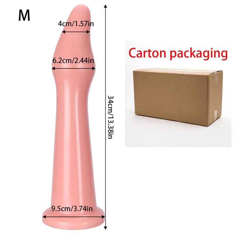 4 Sizes Long Anal Plug Big Anal Dialator Dildo Huge Long Large XL Anal Plug Training Expansion Butt Plug Sex Toys for Women Gay — image 13